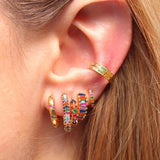 Ear Cuff Rainbow Rainbow