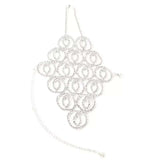 Bijou pour main circulaire argenté