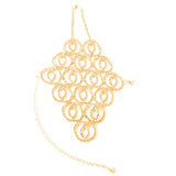 Bijou pour main circulaire doré