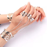 Bracelet bague spirale manchette