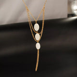 bijou de main trio pierre blanche doré