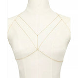 chaine de corps marie doré