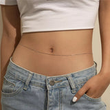 chaine de ventre Laurie argenté