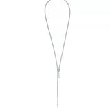 collier de dos argente petit strass