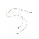 collier de dos petite boules perlees finition doree