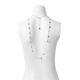 sautoir de dos medaillons argente