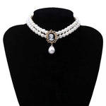 choker vintage et perlé imperatrice
